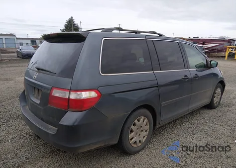2006 Honda Odyssey Lx из США, поврежденный, VIN 5FNRL38206B086233